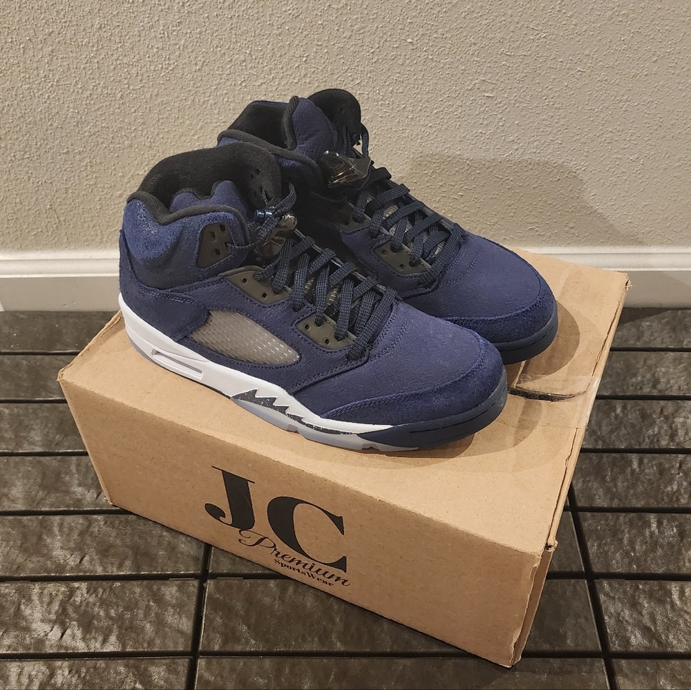 Men's Air Jordan 5 Retro SE 'Midnight Navy' - Picture 11 of 16